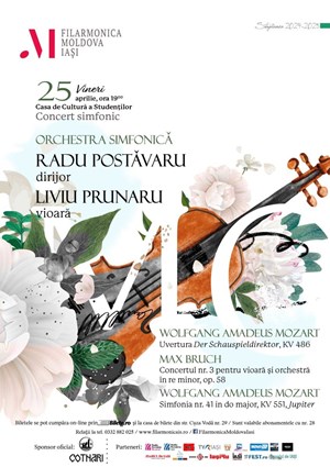 Concert simfonic – Mozart, Bruch