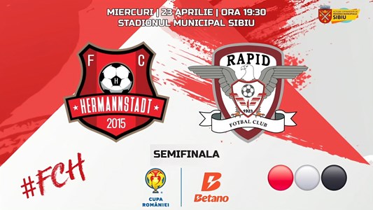 bilete FC Hermannstadt - FC Rapid 1923