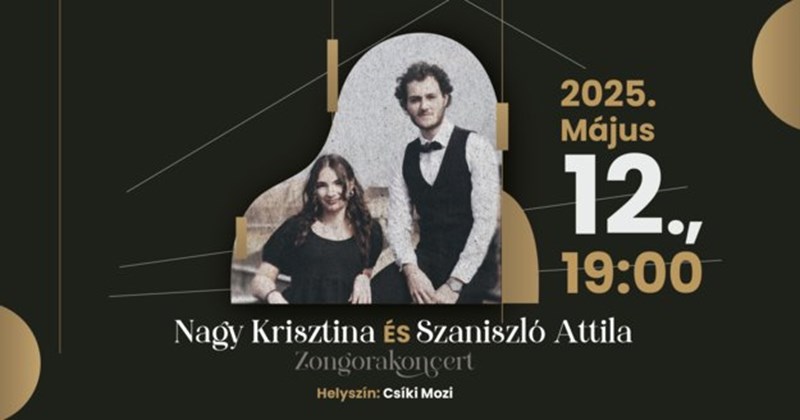 bilete Nagy Krisztina és Szaniszló Attila – Zongorakoncert