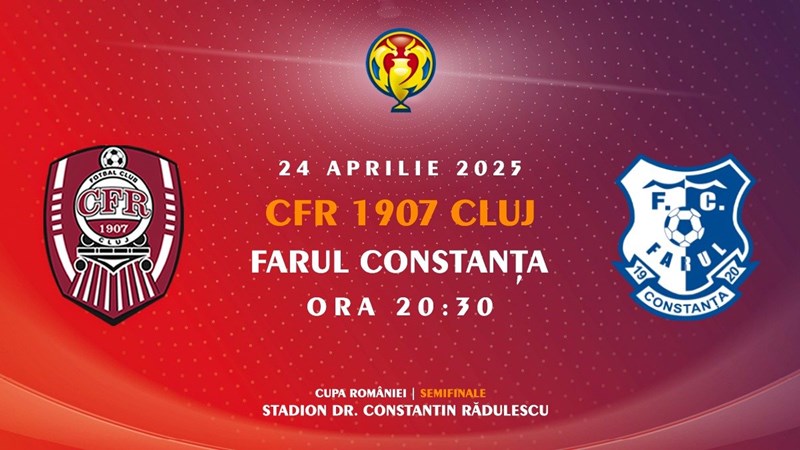 bilete CFR 1907 Cluj - Farul Constanta