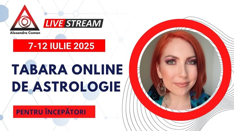 bilete Tabara online de Astrologie pentru Incepatori cu Alexandra Coman