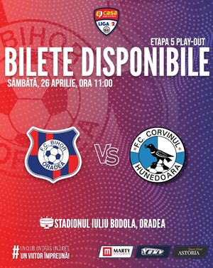 FC Bihor Oradea - FC Corvinul Hunedoara
