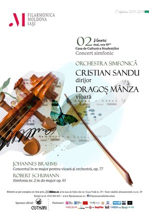 Concert simfonic – Brahms, Schumann