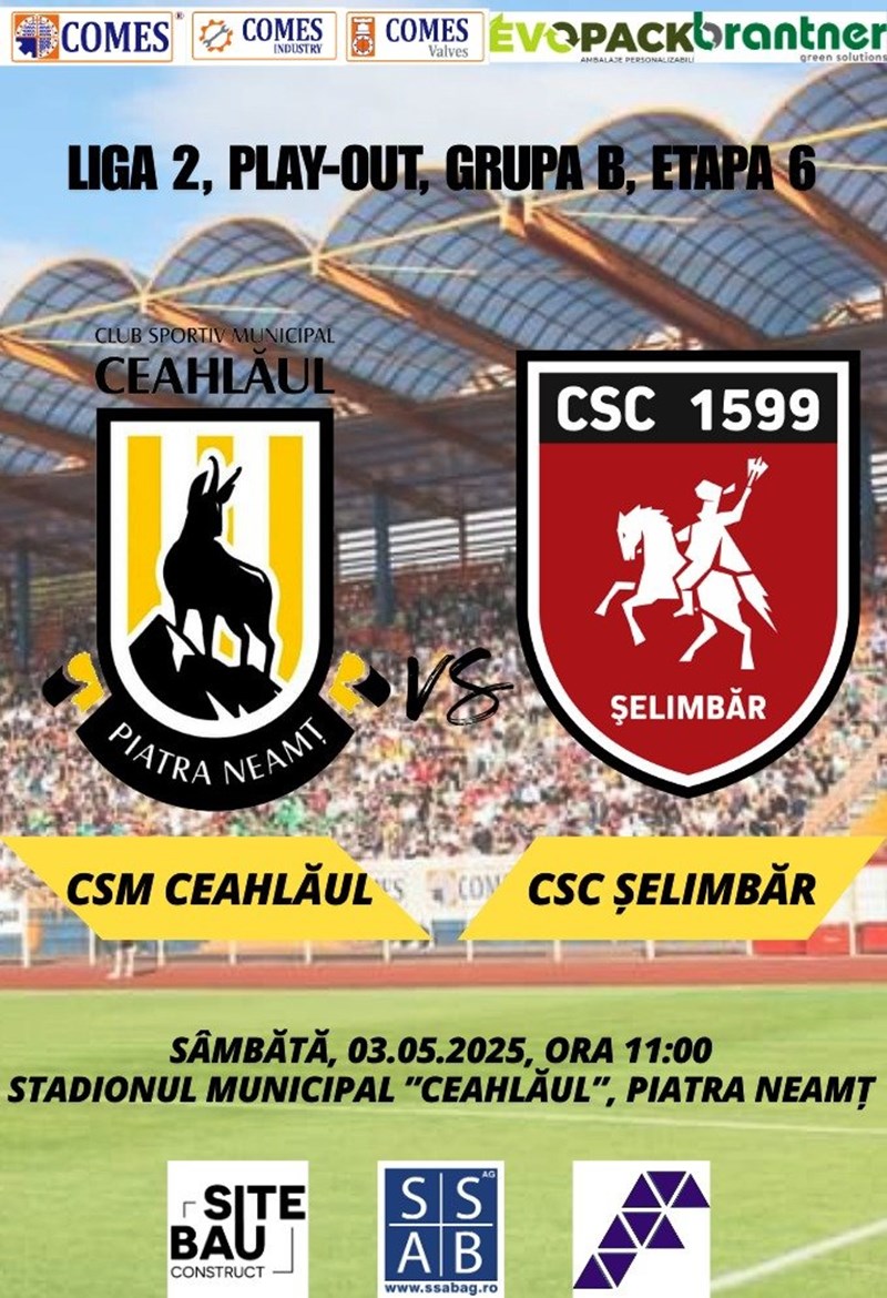 bilete CSM Ceahlaul Piatra Neamt - CSC 1599 Selimbar