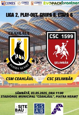 CSM Ceahlaul Piatra Neamt - CSC 1599 Selimbar