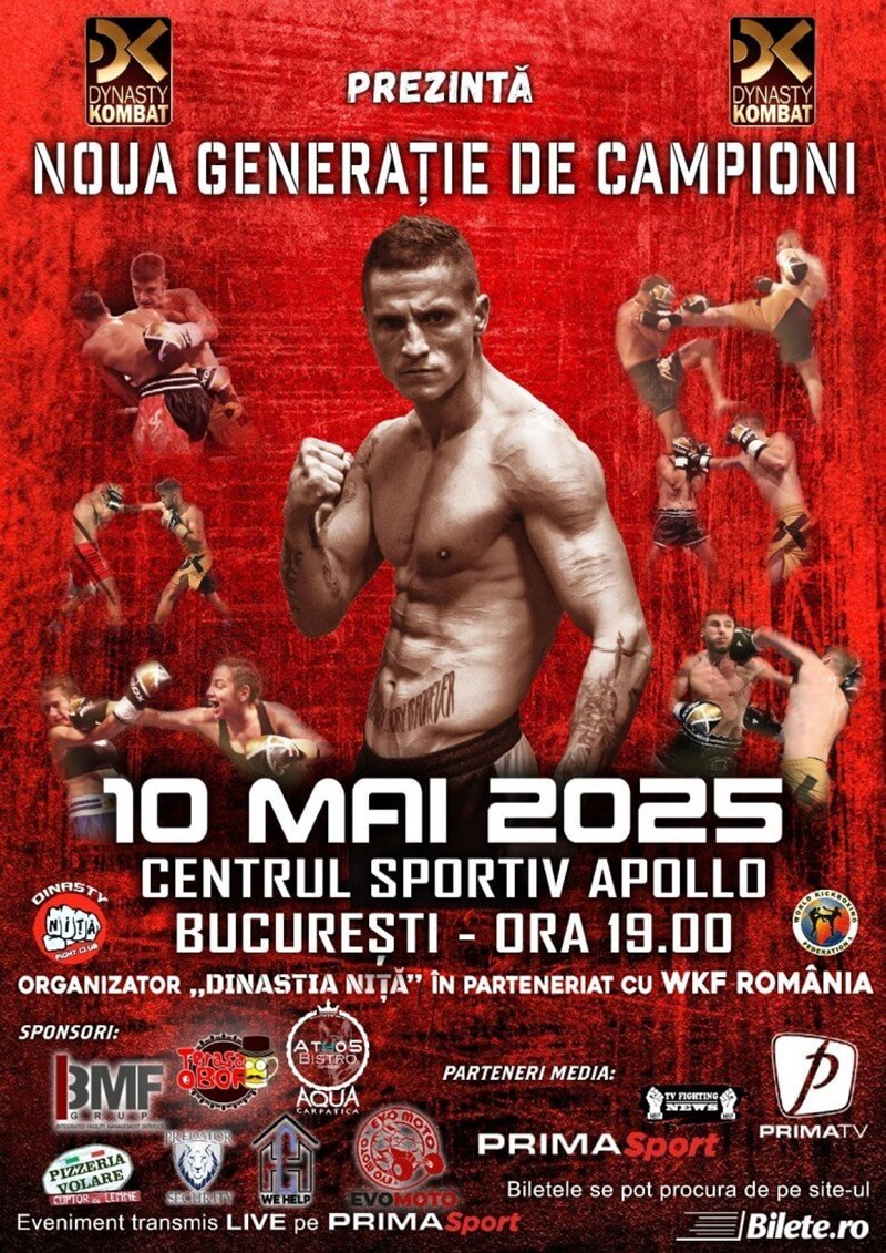 bilete Gala Dynasty Kombat - Noua Generatie de Campioni!