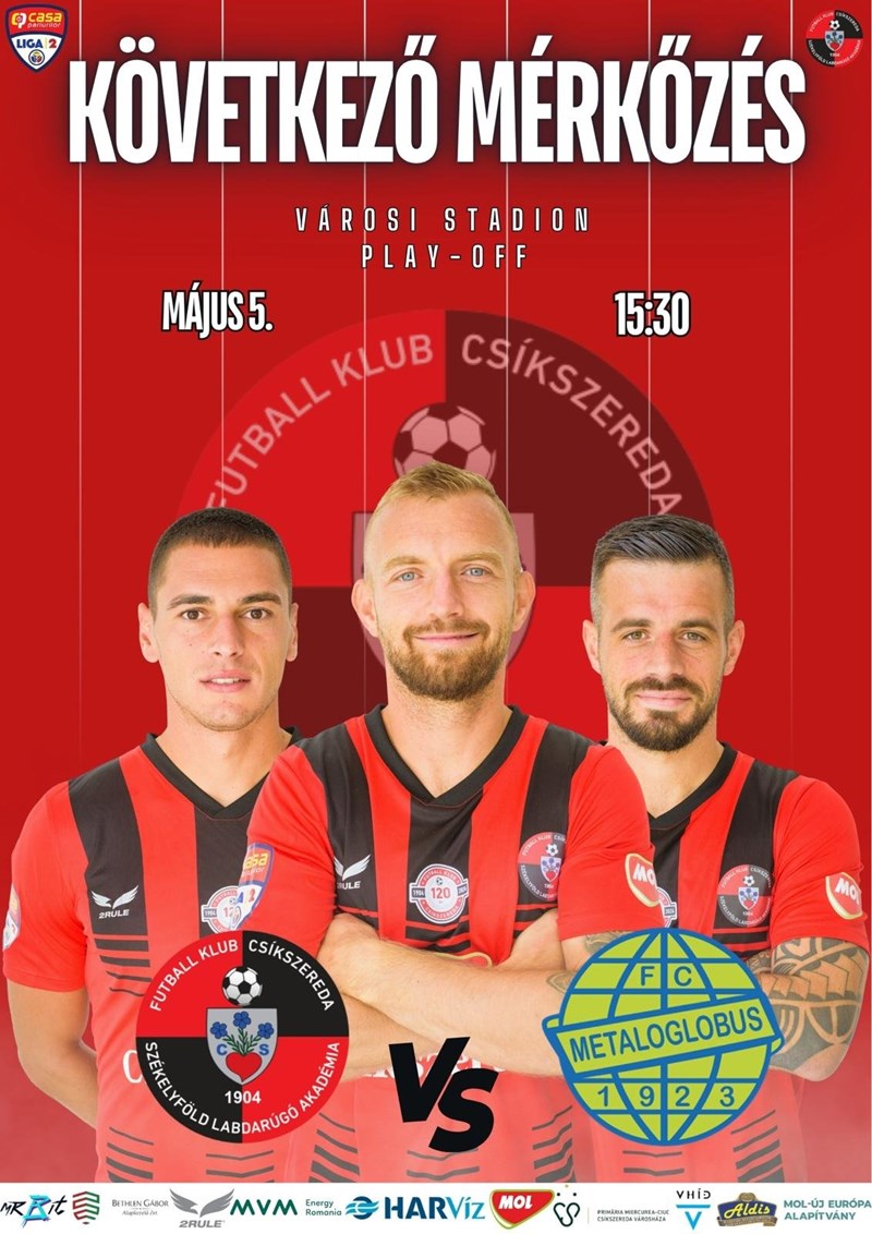bilete AFK Csikszereda Miercurea Ciuc vs FC Metaloglobus Bucuresti
