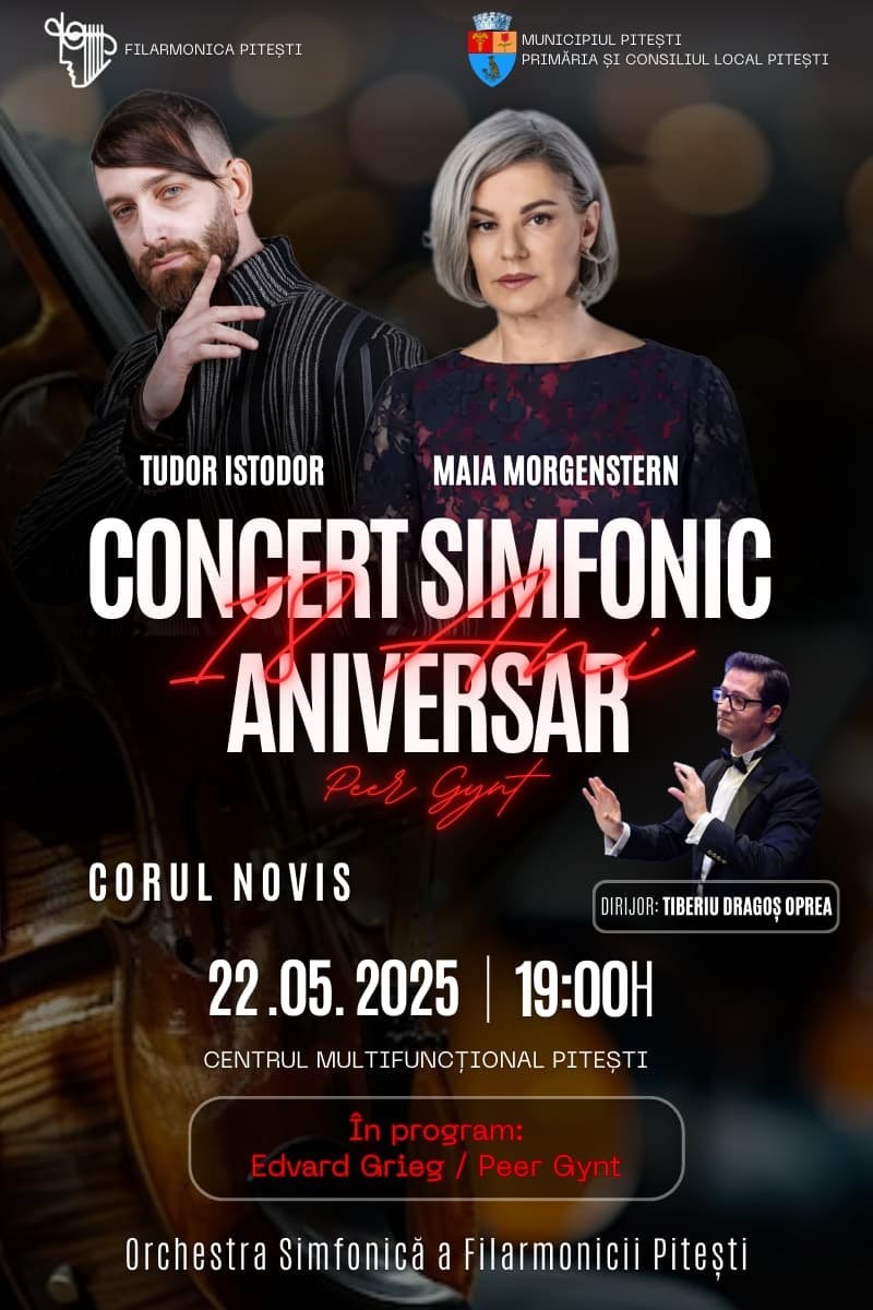 bilete Concert Simfonic Aniversar - Filarmonica Pitesti