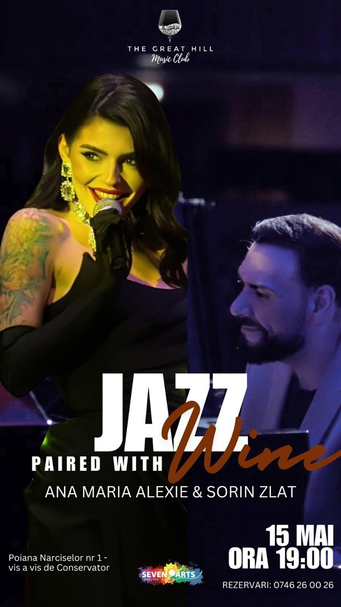 bilete Ana Maria Alexie & Sorin Zlat | Jazz Paired with Wine