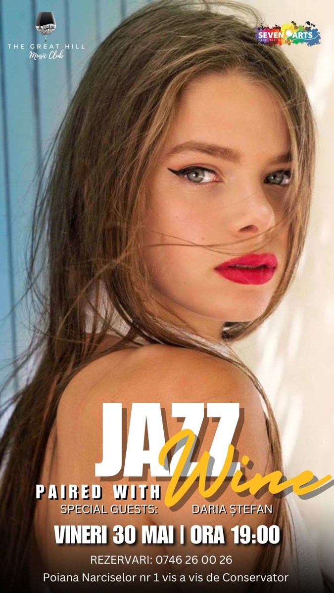 bilete Jazz Paired with Wine w Daria Ștefan