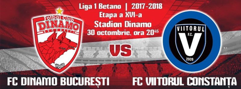 bilete FC Dinamo Bucuresti - FC Viitorul Constanta