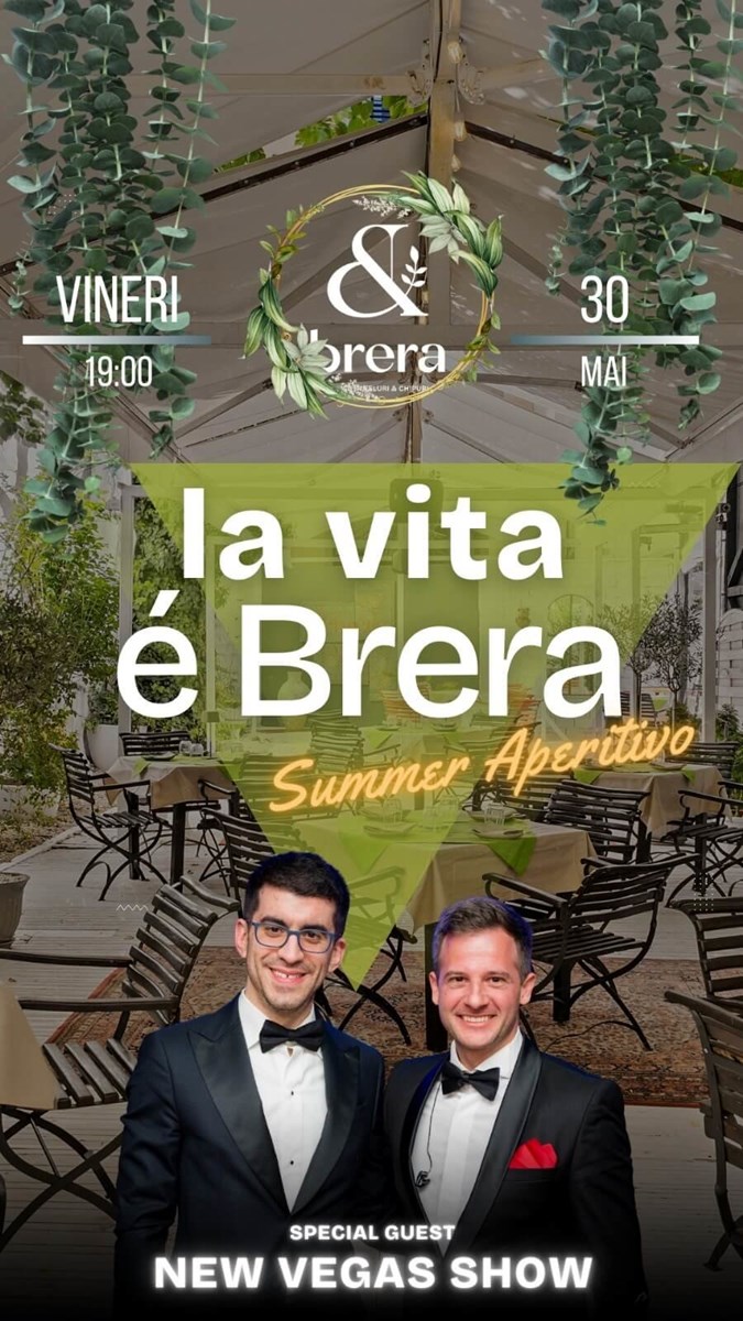 bilete New Vegas Show • La Vita e Brera • Summer Aperitivo