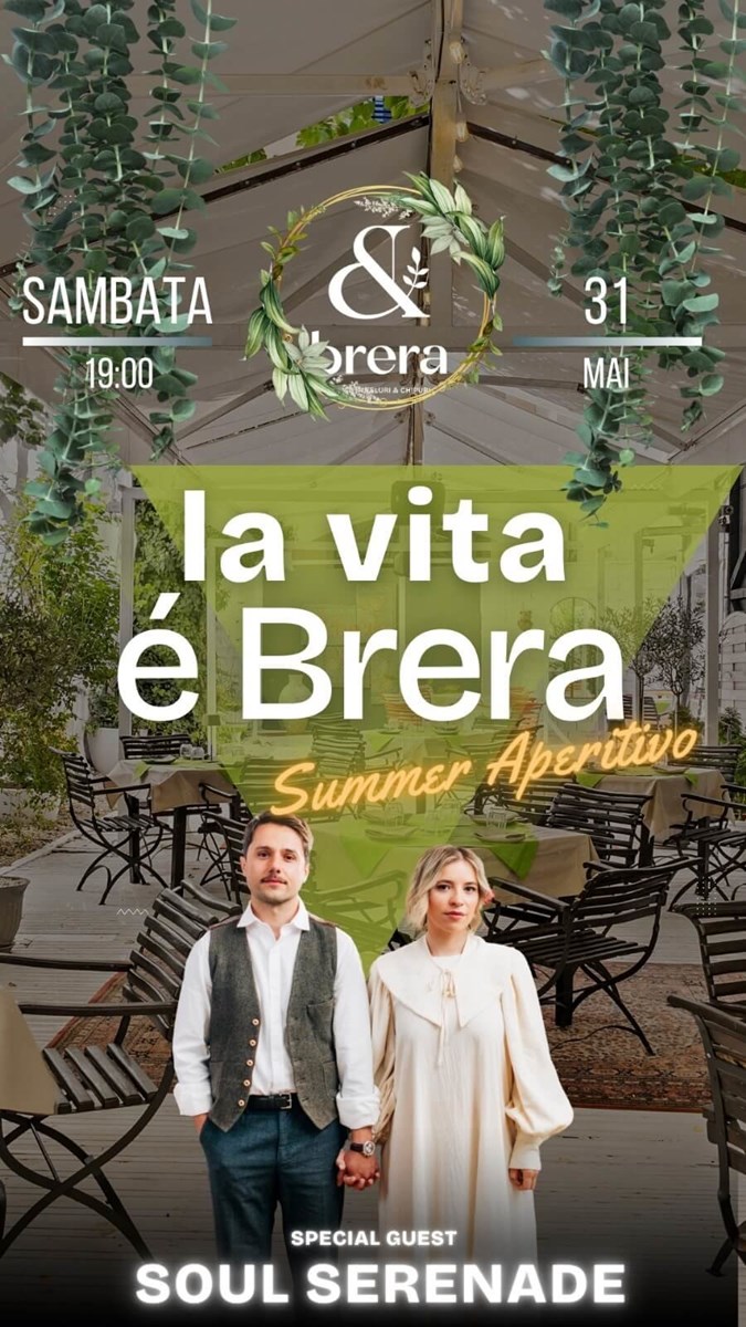 bilete La Vita e Brera • Summer Aperitivo • Special Guest: Soul Serenade