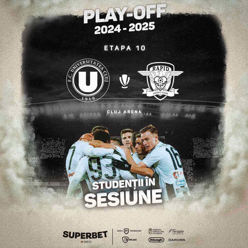 bilete FC Universitatea Cluj - FC Rapid 1923