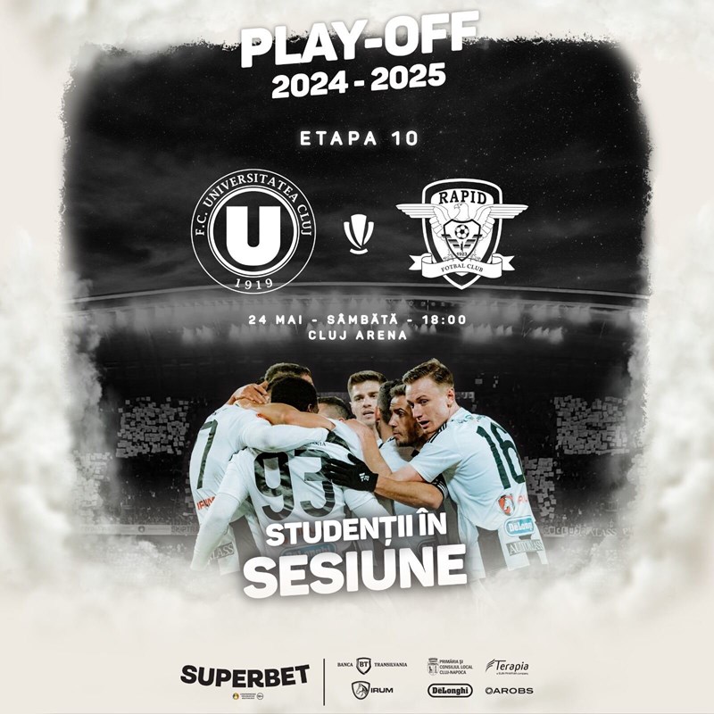 bilete FC Universitatea Cluj - FC Rapid 1923