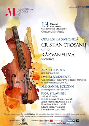 Concert simfonic – Liadov, Șostakovici, Borodin, Stravinski