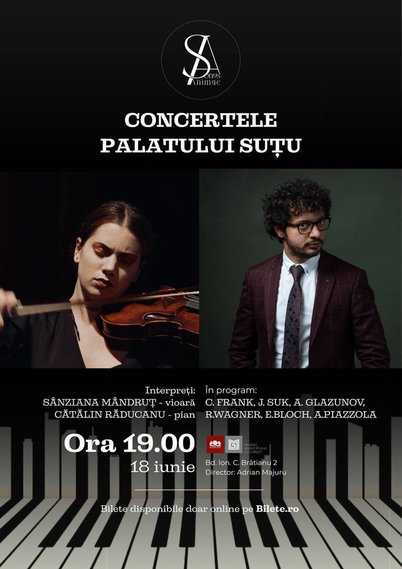 bilete Duo Mandrut - Raducanu - Concertele Palatulu Sutu