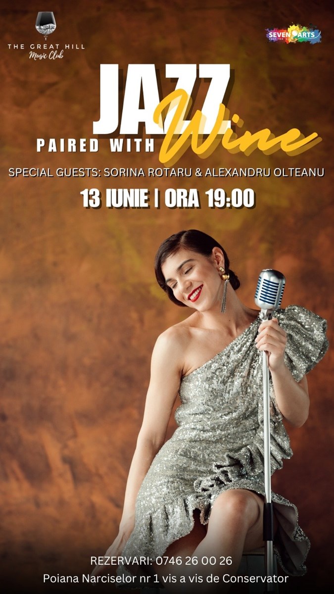 bilete Sorina Rotaru & Alexandru Olteanu Concert | Jazz Paired with Wine