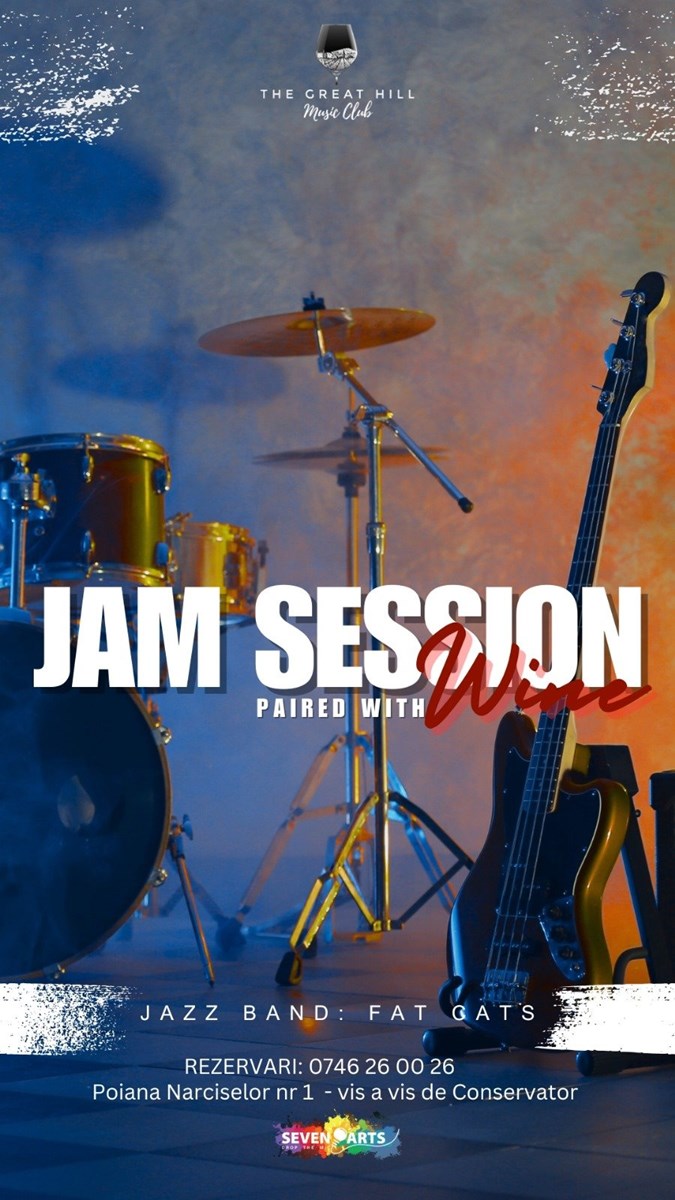 bilete Jam Session Paired with Wine | Jazz Band: Fat Cats
