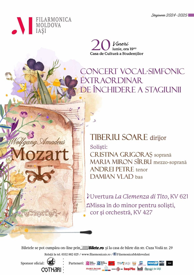 bilete Concert vocal-simfonic de închidere a stagiunii