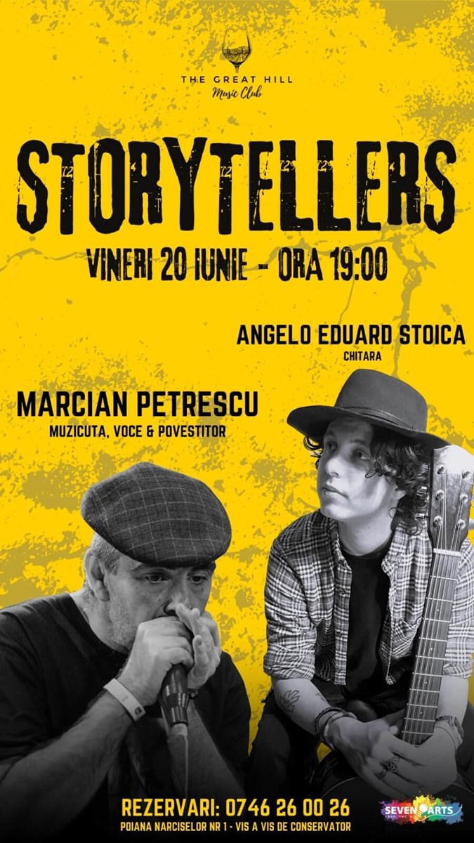 bilete STORYTELLERS w/ Marcian Petrescu & Angelo Eduard Stoica