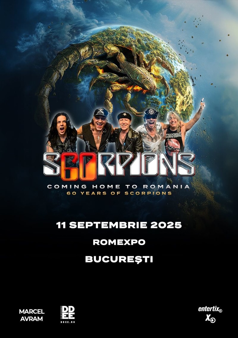 bilete SCORPIONS - Coming Home To Romania