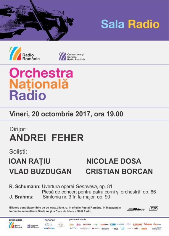 bilete Andrei Feher - Orchestra Nationala Radio
