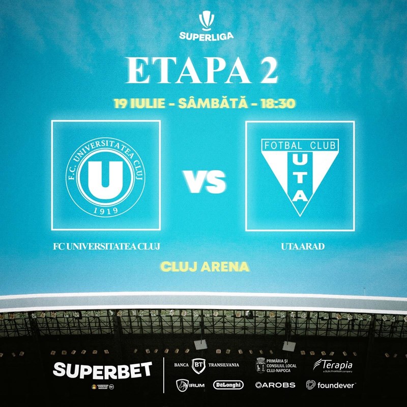 bilete FC Universitatea Cluj - UTA Arad
