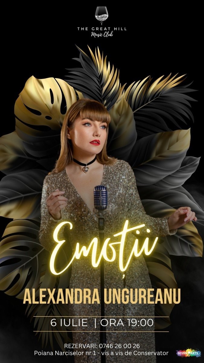 bilete Alexandra Ungureanu | Concert „Emoții"
