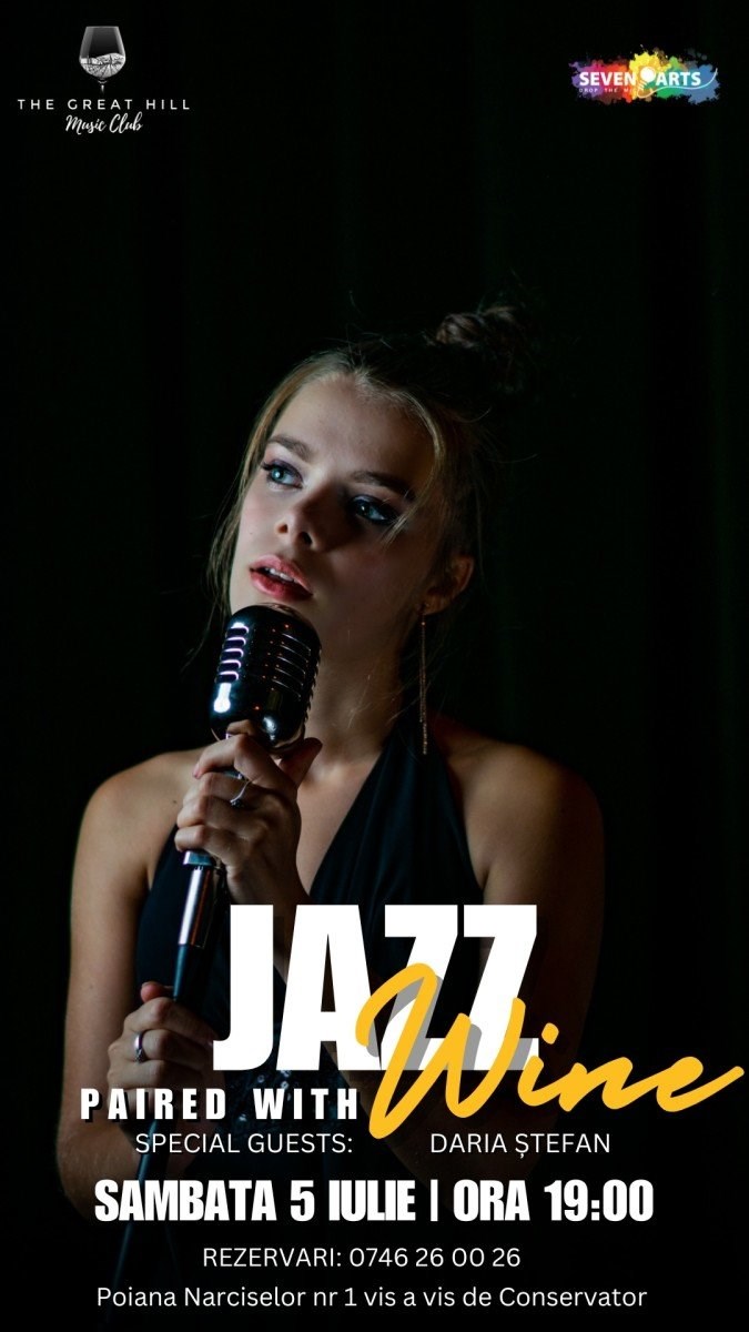 bilete Daria Ștefan | Jazz Paired with Wine