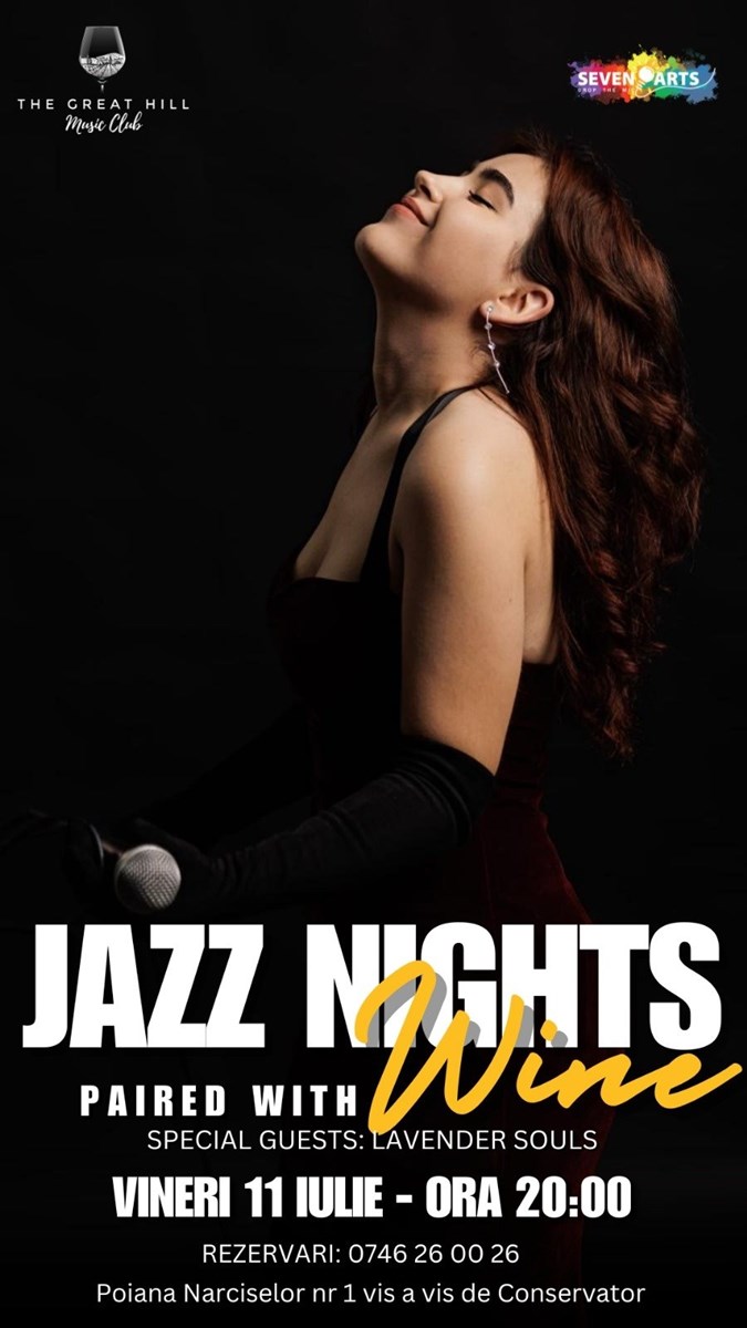 bilete Jazz Nights Paired with Wine | Special Guests: Lavender Souls