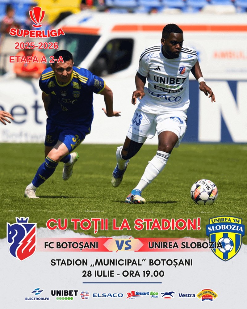 bilete FC Botosani - Unirea Slobozia