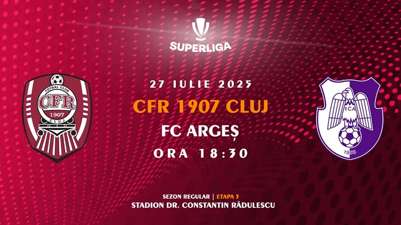 bilete CFR 1907 Cluj vs FC Arges