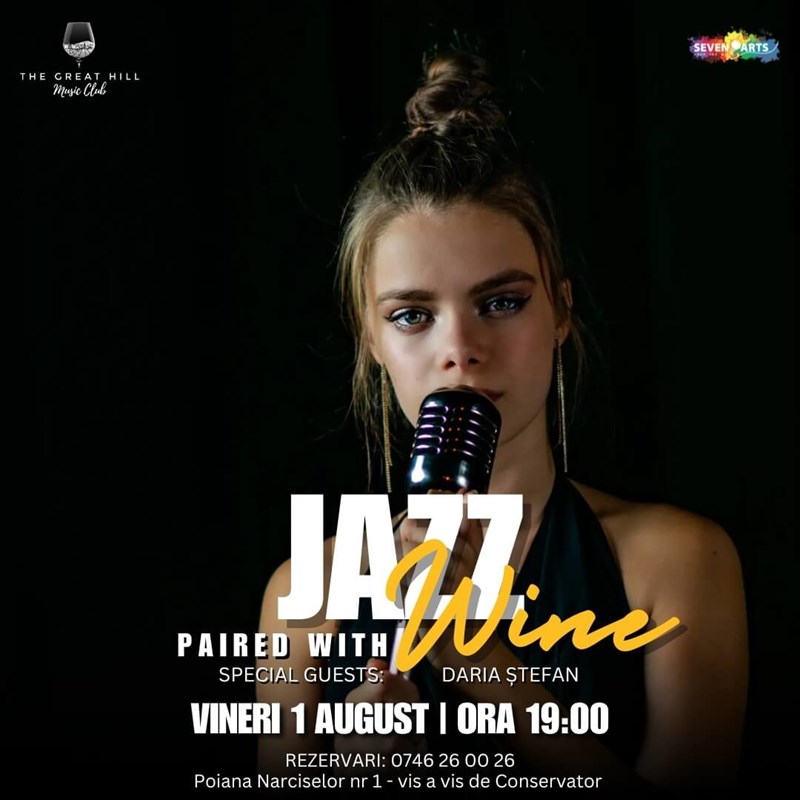 bilete Daria Ștefan | Jazz Paired with Wine
