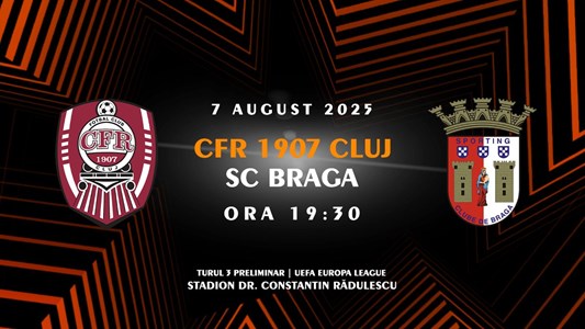 bilete CFR 1907 Cluj - SC Braga