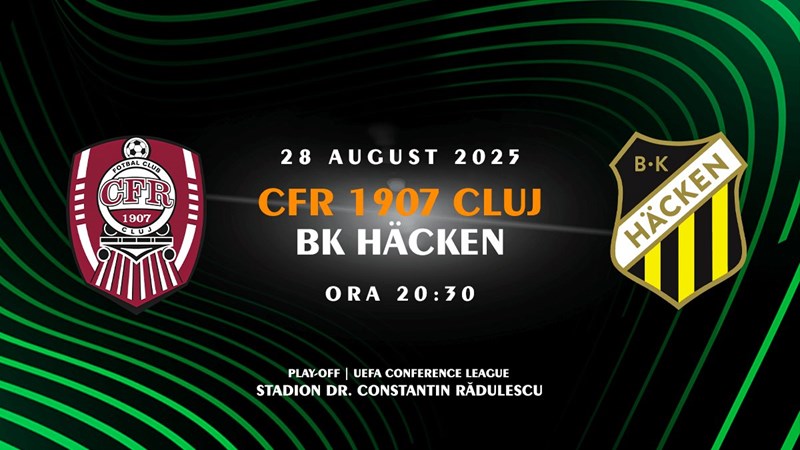bilete CFR 1907 Cluj - BK HÄCKEN
