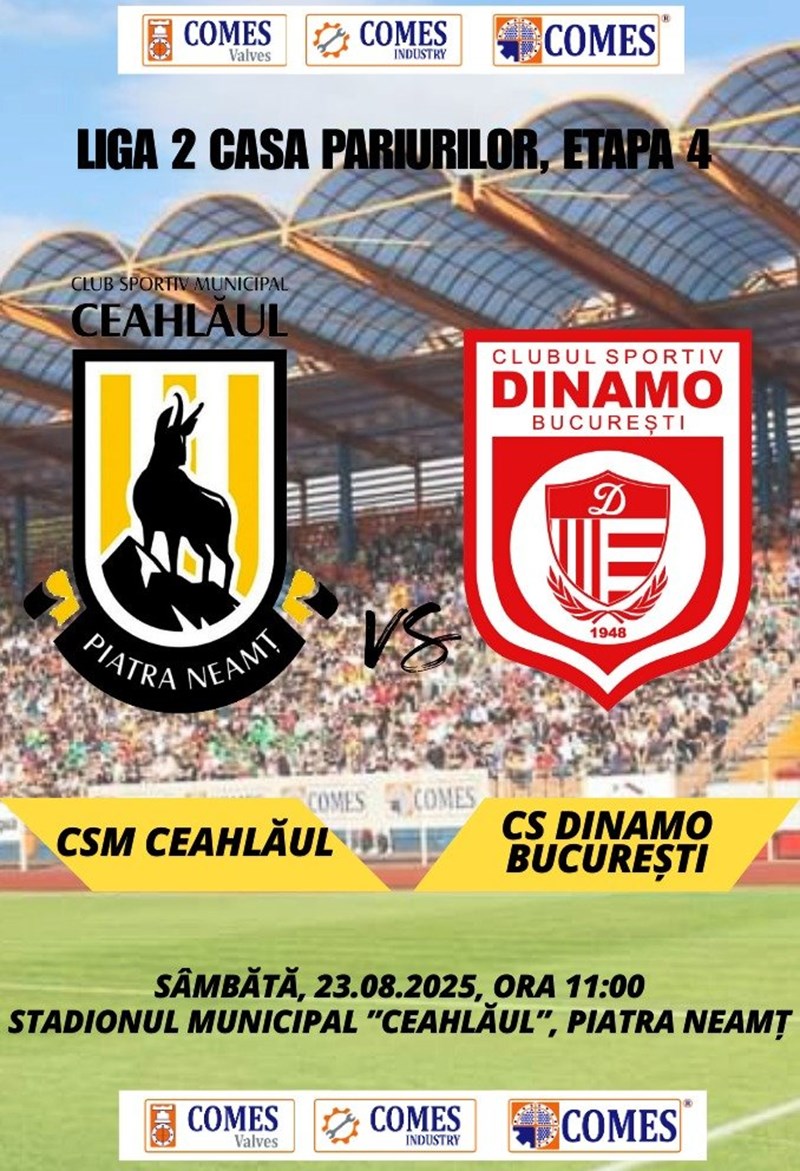 bilete ACSM Ceahlaul Piatra Neamt - CS Dinamo Bucuresti