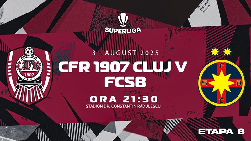 bilete CFR 1907 Cluj - FCSB