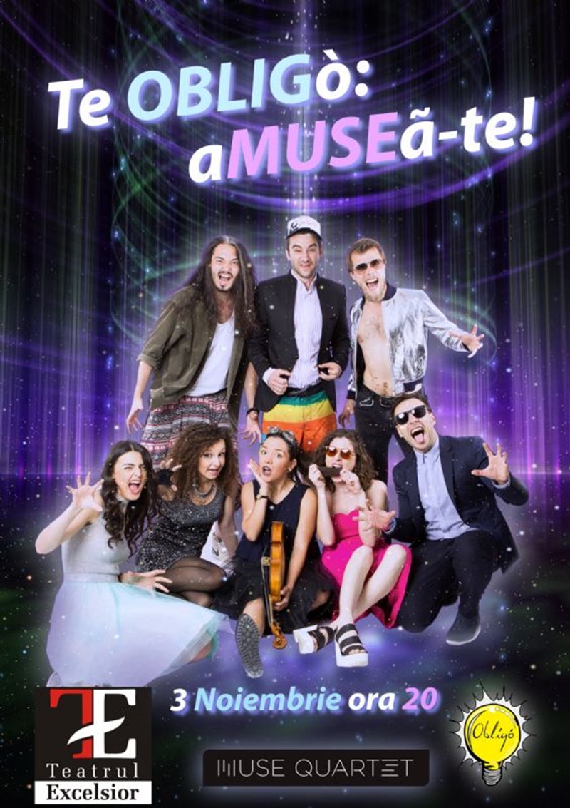 bilete TE OBLIGo: AMUSEa-te! – muzica live si improvizatie