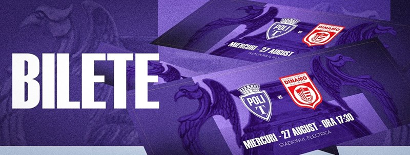 bilete Poli Timisoara - CS Dinamo