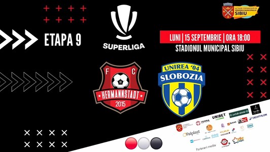 bilete FC Hermannstadt - Unirea Slobozia