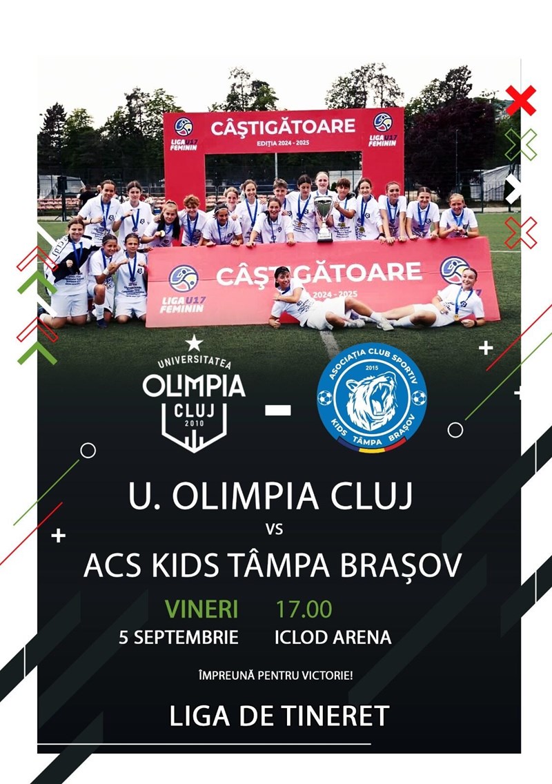 bilete U Olimpia Cluj vs Kids Tampa Brasov