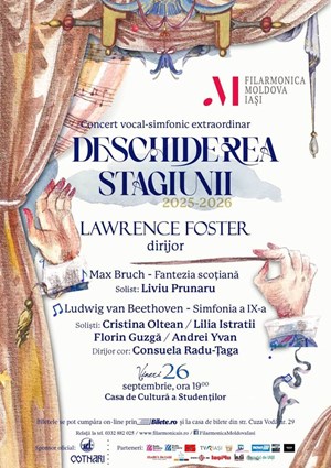Concert vocal-simfonic extraordinar Deschiderea stagiunii