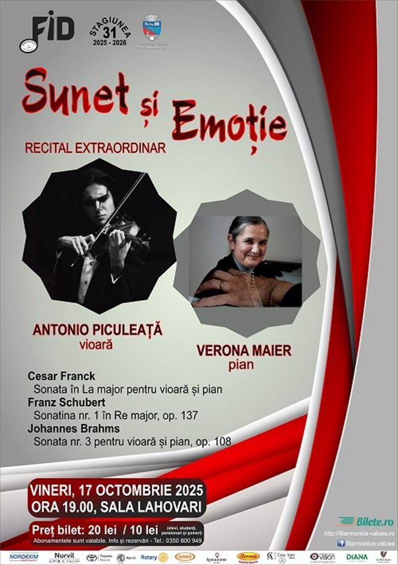 bilete Sunet si Emotie - Recital Extraordinar