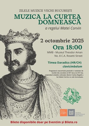 TIMEA DARADICS (clavisimbalum) – Matei Corvin - muzica la Curtea Domneasca