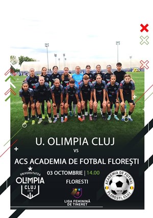 U Olimpia Cluj vs Academia de fotbal Floresti