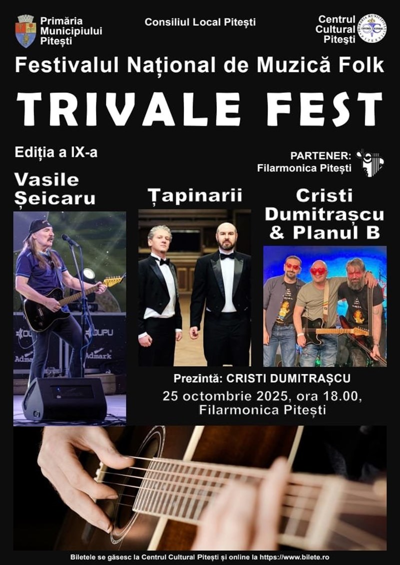 bilete Festivalul Național de Muzică Folk Trivale Fest