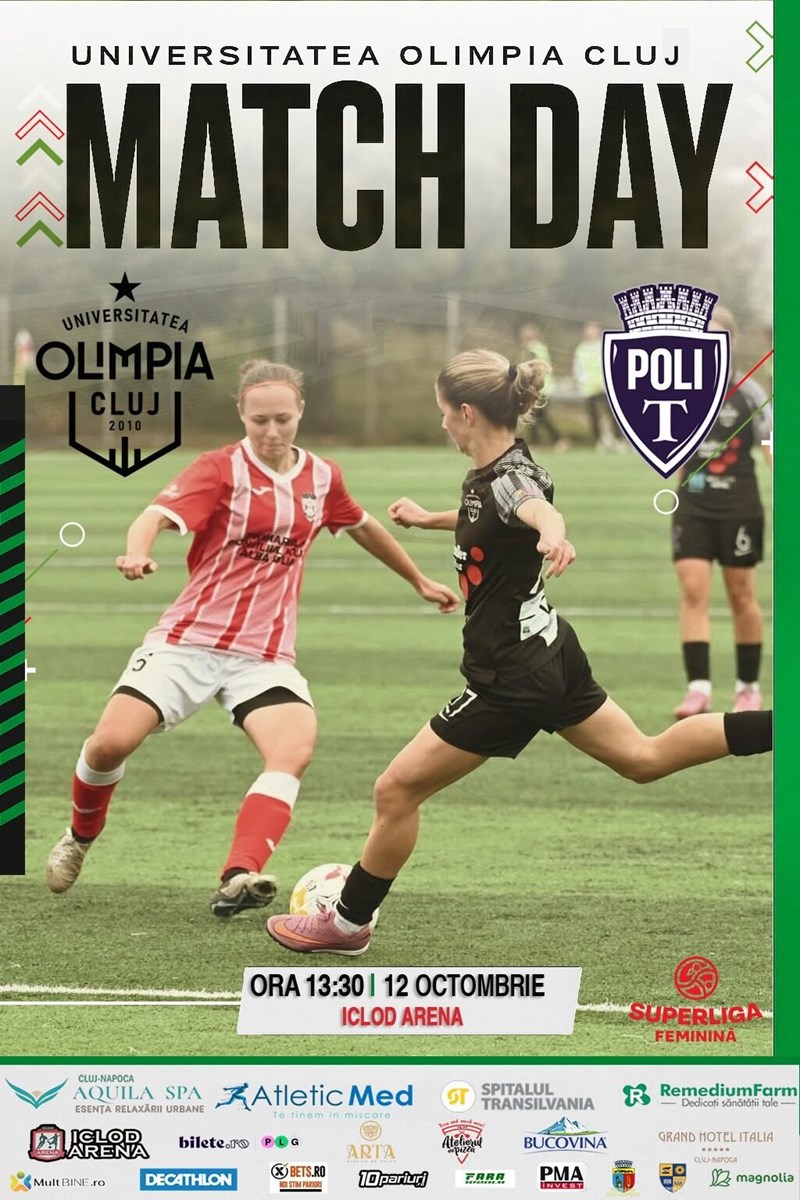 bilete U Olimpia Cluj vs Poli Timisoara