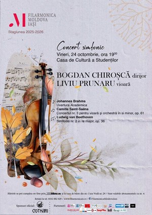Concert simfonic - Filarmonica Moldova Iasi