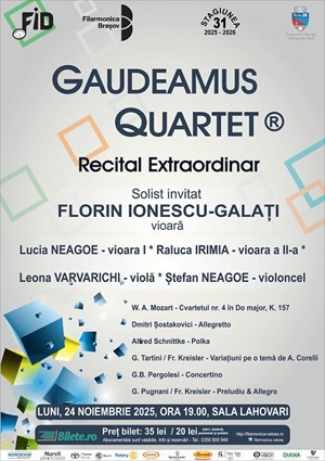 Gaudeamus Quartet - Recital Extraordinar
